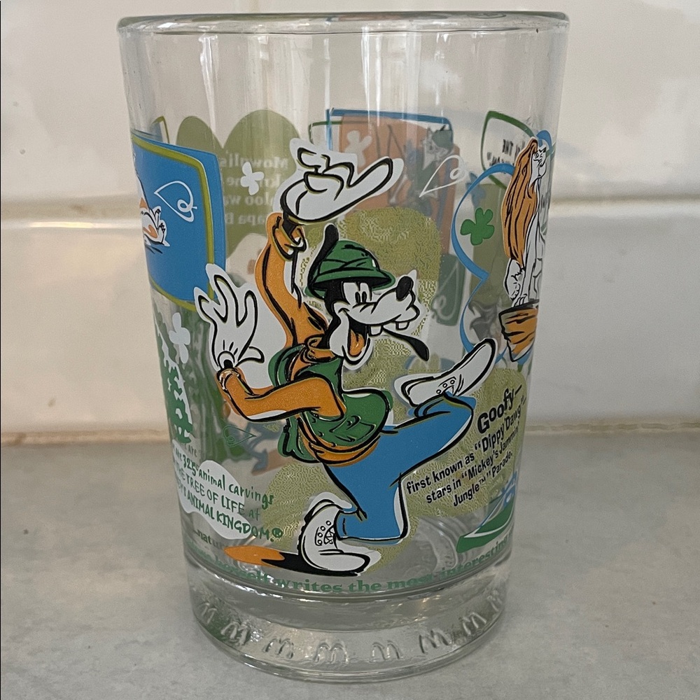 McDonald’s Walt Disney World 100 Years of Magic Glass Animal Kingdom.